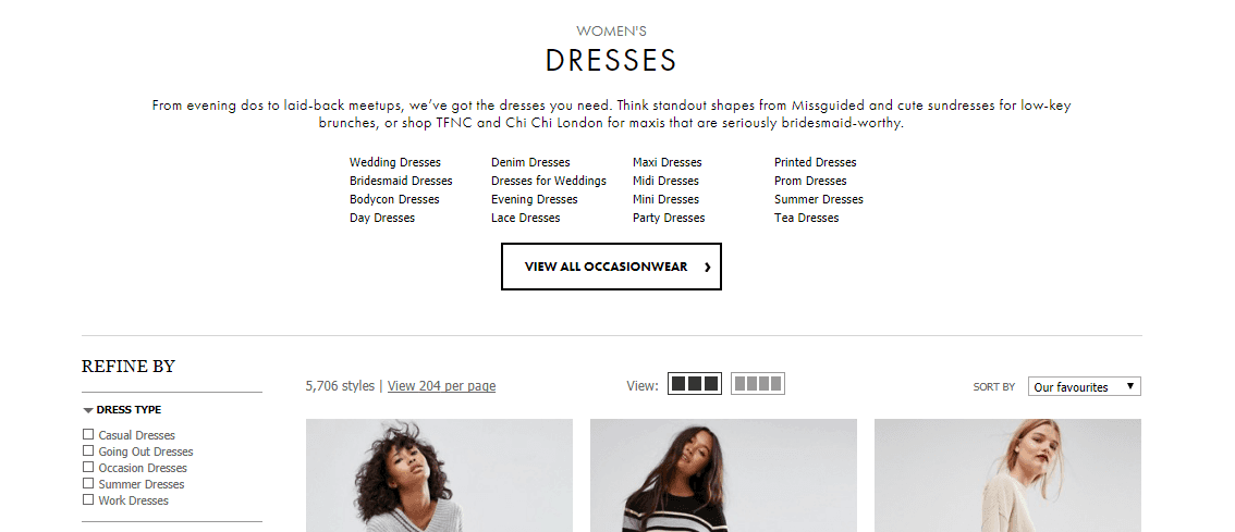 eCommerce Category Description