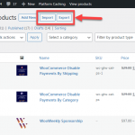 WooCommerce: How to Export/Import Products